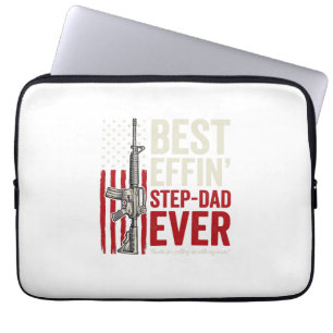 Funda Para Portátil El Mejor Padrastro de la Historia Patriótico Vinta