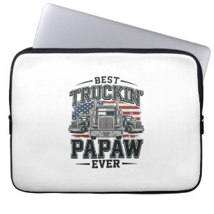 Funda Para Portátil El mejor Papá camionero jamás Camionero vintage Ve