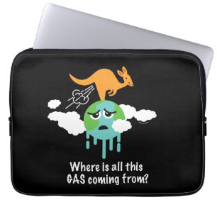 Funda Para Portátil El metano del canguro Fart