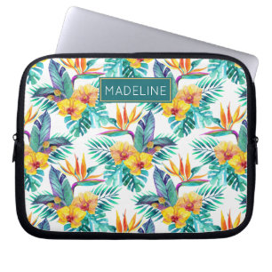 Funda Para Portátil El modelo el de la ave del paraíso y de la