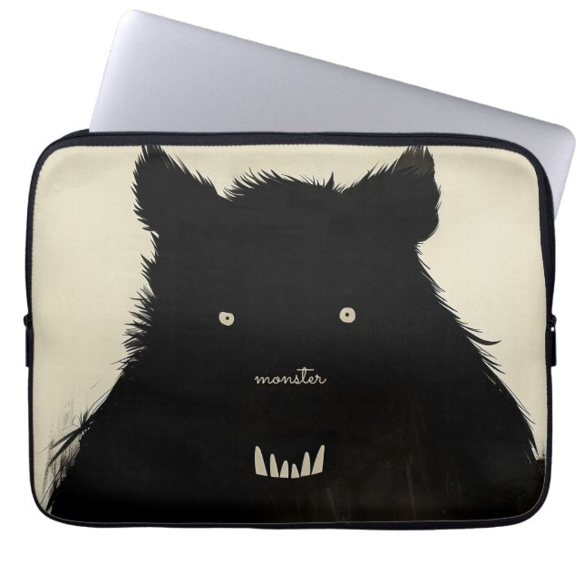 Funda Para Portátil El monstruo y el niño (Frente)