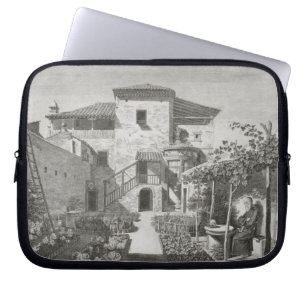 Funda Para Portátil El monumento de Lysicrates en el jardín del Ca
