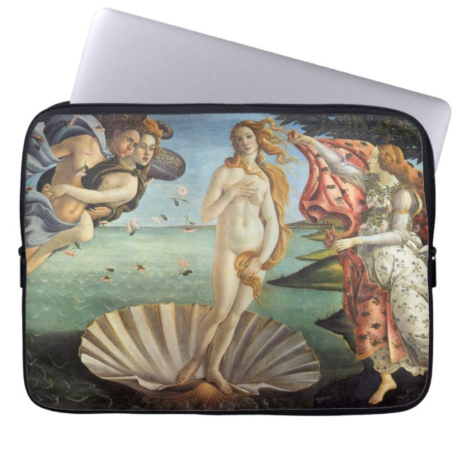 Funda Para Portátil El nacimiento de Venus por Sandro Botticelli (Frente)