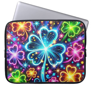 FUNDA PARA PORTÁTIL EL NEÓN DE COLORES BRILLANTES SE VE VERGÜENZA IRLA