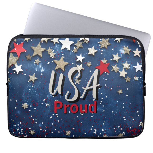 Funda Para Portátil El orgullo de los EE.UU. (Frente)