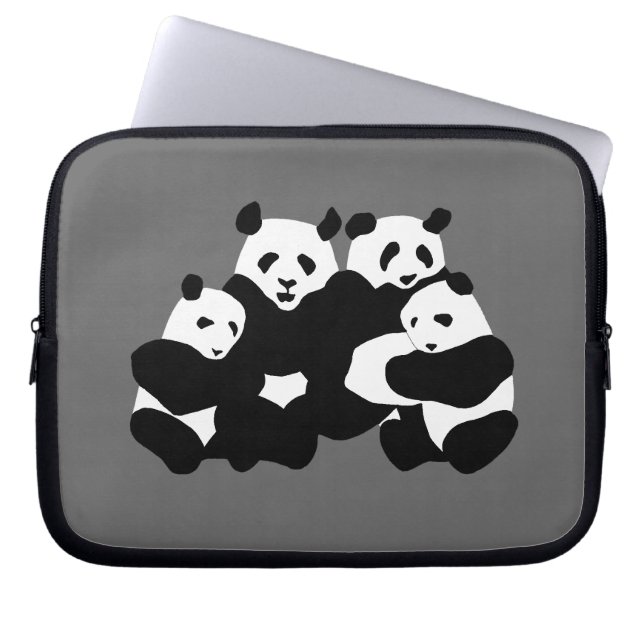 Funda Para Portátil El oso panda (Frente)