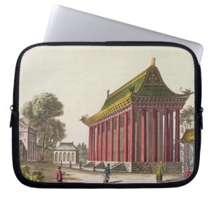 Funda Para Portátil El "palacio europeo" en Yuen-Ming-Yuan, illustrat