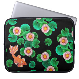 Funda Para Portátil El papel Koi Pond