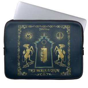 Funda Para Portátil El paseo del tapiz de la torre dorada Qilin