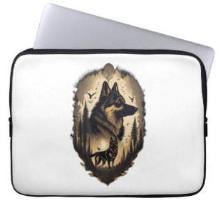 Funda Para Portátil El Pastor Alemán 005