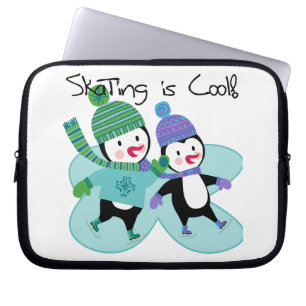 Funda Para Portátil El patinaje de los pingüinos es fresco
