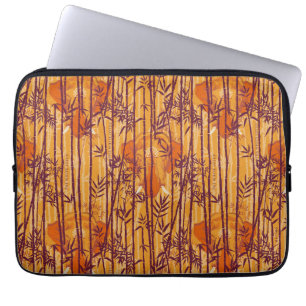 Funda Para Portátil El patrón de safari del Lotus blanco