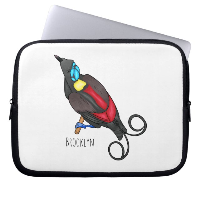 Funda Para Portátil El personalizado de aves del paraíso de Wilson (Frente)