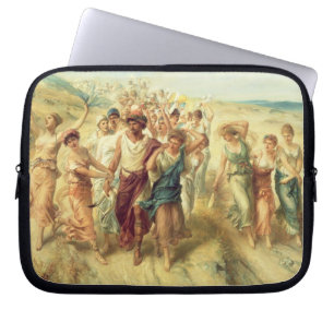 Funda Para Portátil El poeta Anacreon (570-485 A.C.) con sus musas,