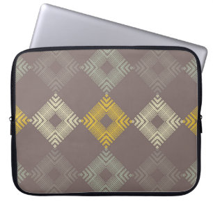 Funda Para Portátil El polka tiene un patrón impecable. Mosaico de fig