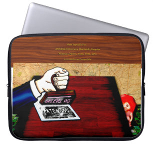 Funda Para Portátil El registro de patentes (personalizado)