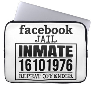 Funda Para Portátil El reincidente del recluso de Facebook