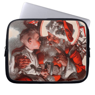 Funda Para Portátil El revestimiento de Santa