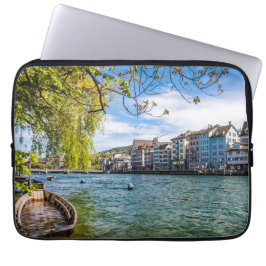 Funda Para Portátil El río Limmat, Zúrich