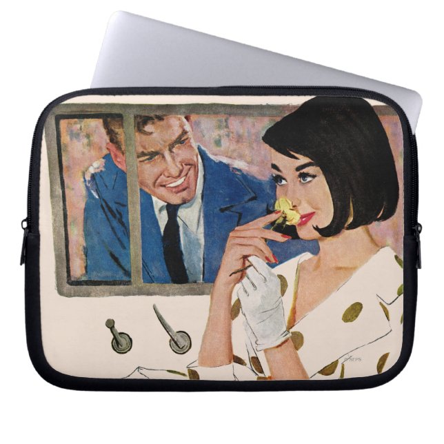 Funda Para Portátil El Rosa de oro (Frente)