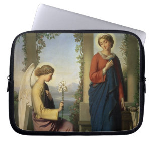 Funda Para Portátil El saludo angelical, o el anuncio, 1860