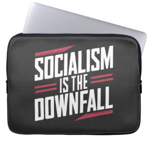 Funda Para Portátil El socialismo es la caída y el capitalismo es el p