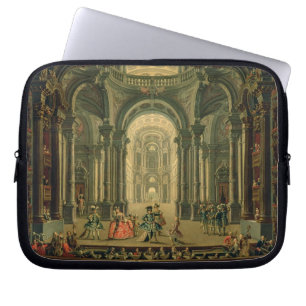 Funda Para Portátil El Teatro Reale en Turín (aceite en lona)