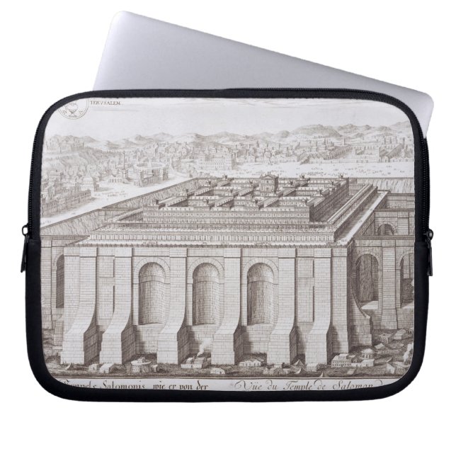 Funda Para Portátil El templo de Solomon, Jerusalén, de 'Entwurf E-I (Frente)
