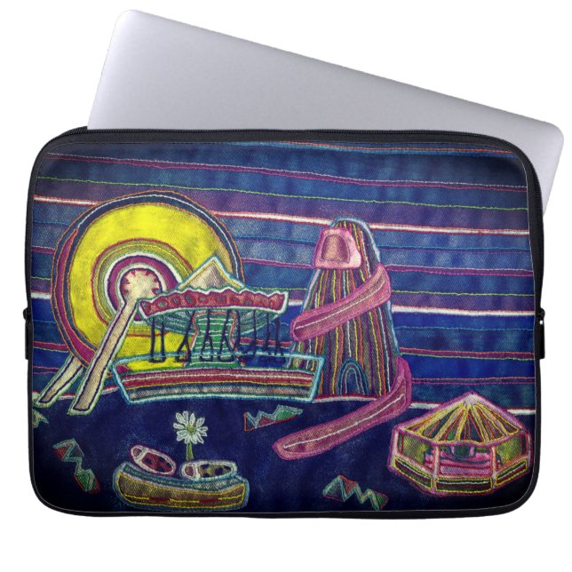 Funda Para Portátil El terreno justo (Frente)