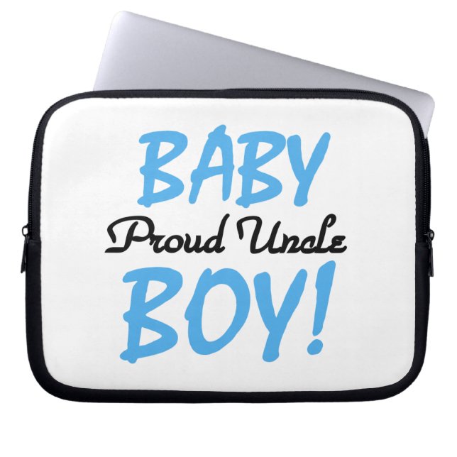 Funda Para Portátil El tío orgulloso de los regalos de Baby Boy (Frente)