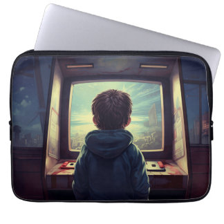 Funda Para Portátil El último nivel | Un sueño de arcada retro