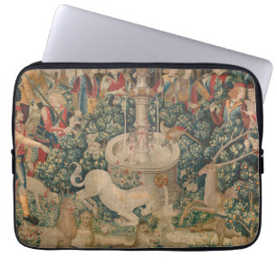 Funda Para Portátil El Unicornio se encuentra, el tapiz medieval