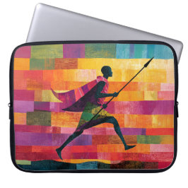 Funda Para Portátil El viaje de un guerrero masái