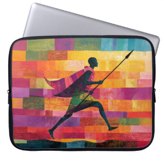 Funda Para Portátil El viaje de un guerrero masái