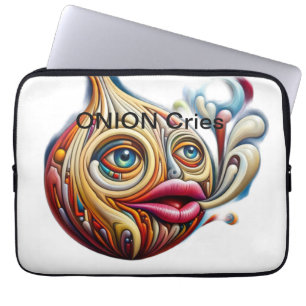 Funda Para Portátil 🎨 el viaje emocional de una ONION.
