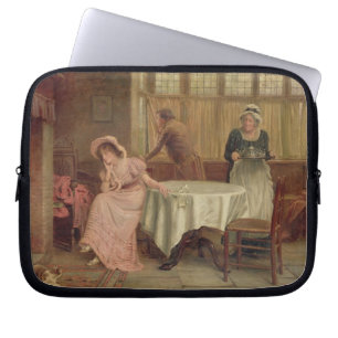 Funda Para Portátil "Él vienen?" (aceite en lona)