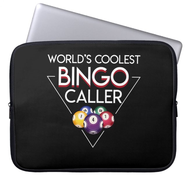 Funda Para Portátil El visitante más fresco del bingo del visitante (Frente)