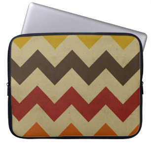 Funda Para Portátil El zigzag retro del galón raya moda del modelo de