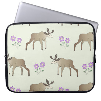 Funda Para Portátil Elch mit Blume