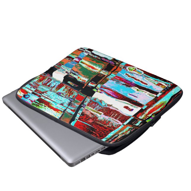 Funda Para Portátil Electronics Bag – Collapse Reflection Abstract  (Inferior anverso)