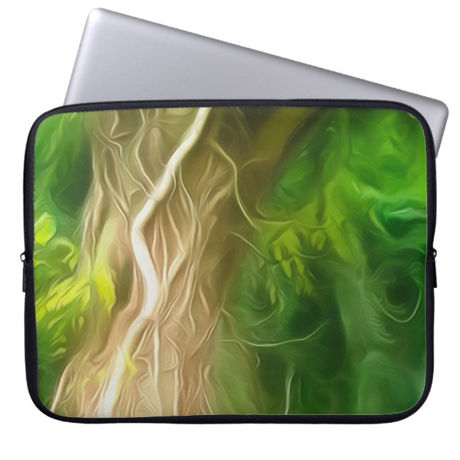 Funda Para Portátil Electronics Bag Dream Light Green Tree (Frente)
