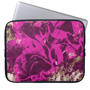 Funda Para Portátil Electronics Bag Rosa púrpura acuarela