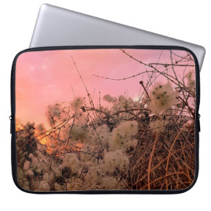 Funda Para Portátil Electronics Bag Winter Sunset Y Clematis Vines