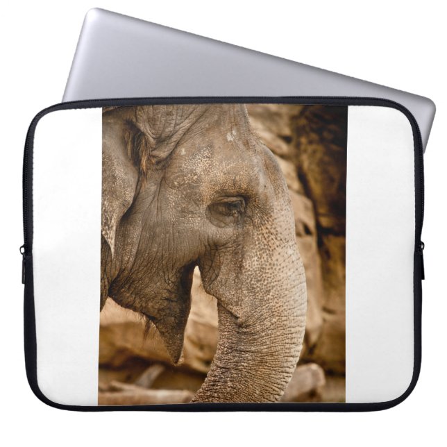 FUNDA PARA PORTÁTIL ELEFANTE (Frente)