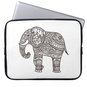 Funda Para Portátil Elefante decorativo del estilo