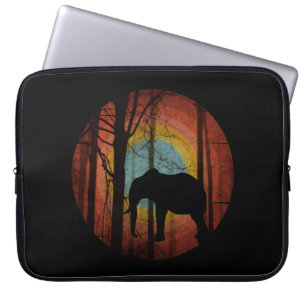 FUNDA PARA PORTÁTIL ELEFANTE EN EL BOSQUE FORESTAL