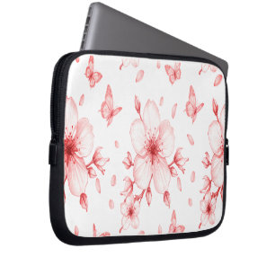 Funda Para Portátil Elegancia de Flor de Cerezo