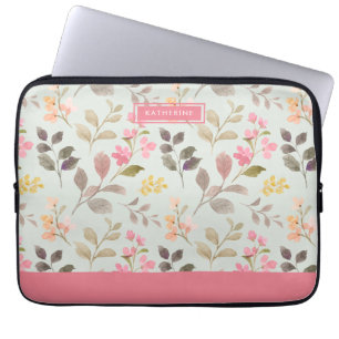 Funda Para Portátil Elegancia floral boho elegante lindo