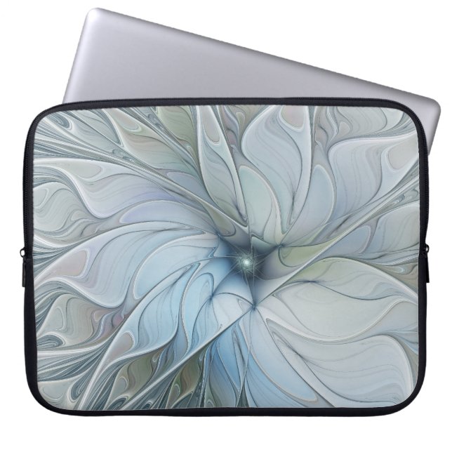 Funda Para Portátil Elegant Beauty Modern Abstract Fractal Art Flower (Frente)