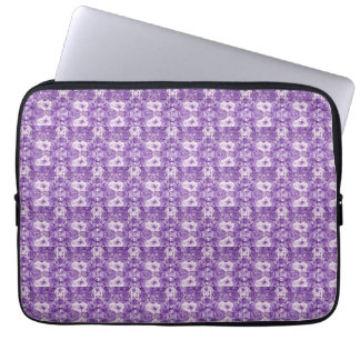 Funda Para Portátil Elegant floral pattern in purple tones